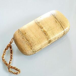 Neiman Marcus Snakeskin Clutch